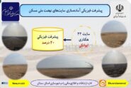 اطلاع نگاشت|پیشرفت فیزیکی آماده سازی سایت ۲۲ هکتاری ایوانکی استان سمنان