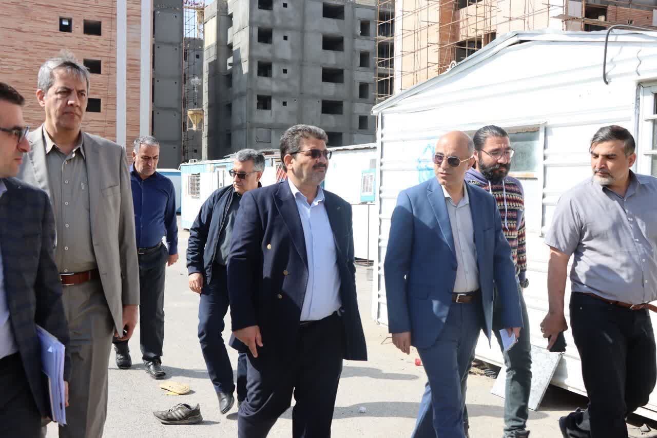 بازدید عضو هیأت مدیره شرکت عمران شهرهای جدید از ۵ پروژه عمرانی فولادشهر