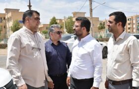 بازدید سرپرست معاونت امور عمرانی استانداری سمنان از سایت ۲۰۵ هکتاری سمنان
