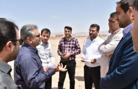 بازدید مسئولان عمرانی استان سمنان از اراضی نهضت ملی مسکن شهرستان دامغان