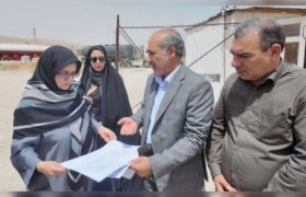 بازدید مشاور عالی وزیر راه و شهرسازی از پروژه‌های نهضت ملی گیلانغرب