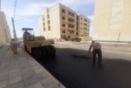ببینید | آسفالت ریزی معابر پروژه نهضت ملی مسکن سمنان