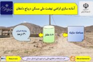 اطلاع نگاشت| آماده سازی اراضی نهضت ملی مسکن شهر دیباج در استان سمنان
