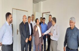 بازدید مدیر کل راه و شهرسازی خوزستان از عملیات پایانی ساخت ساختمان فرمانداری حمیدیه
