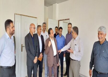 بازدید مدیر کل راه و شهرسازی خوزستان از عملیات پایانی ساخت ساختمان فرمانداری حمیدیه