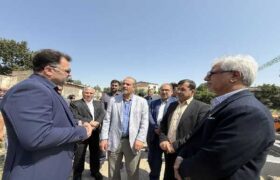 بازدید مدیرعامل شرکت بازآفرینی شهری ایران از پروژه آفتاب در استان گلستان