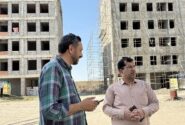 نظارت میدانی مدیرکل راه و شهرسازی بر پروژه ۲۱۰ واحدی نهضت ملی مسکن گنبد کاووس